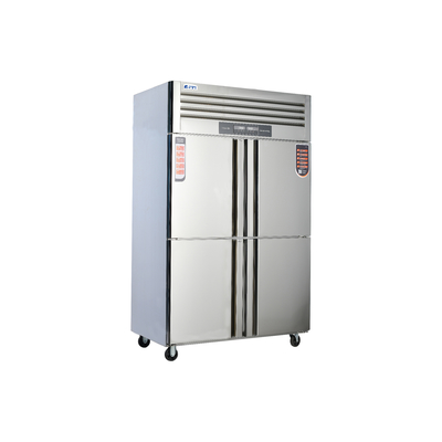 Refrigerador de verduras de 4 puertas de 1960 mm de altura 405L ~ 1300L con acero inoxidable 304/201
