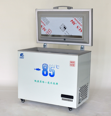 -45--105C Congelador de temperatura muy baja para la conservación del atún en ambientes multiclimáticos