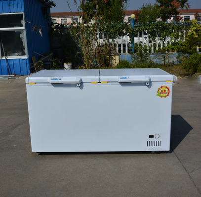 398L~1298L Congelador horizontal Refrigerador Niza 2 puertas Blanco congelador de helados