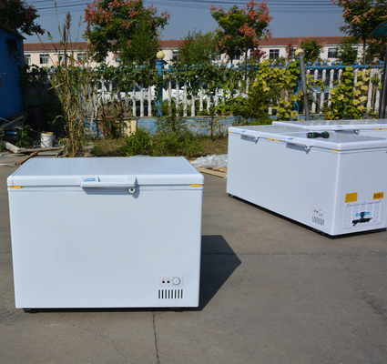 398L~1298L Congelador horizontal Refrigerador Niza 2 puertas Blanco congelador de helados