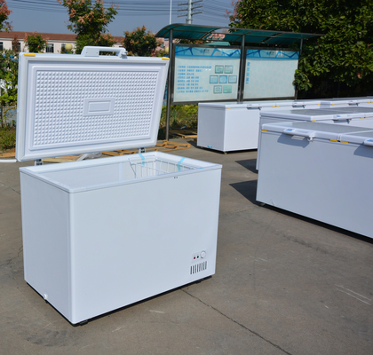 398L~1298L Congelador horizontal Refrigerador Niza 2 puertas Blanco congelador de helados