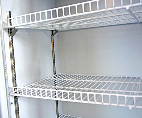 Vitrina de refrigerador de refrigeradores de bebidas con puerta de vidrio vertical con termostato digital