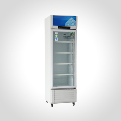 Refrigerador comercial de bebidas de una sola temperatura, con ventanilla vertical de una puerta