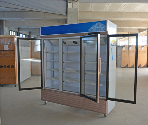 110V/60HZ Voltado Casilla de visualización de bebidas refrigeradas comerciales con refrigerante R290a
