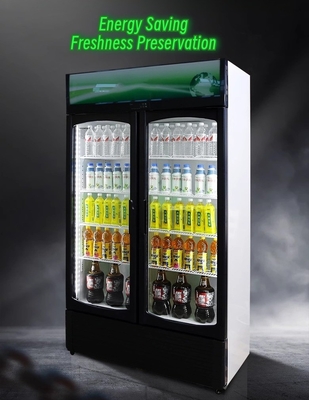 110V/60HZ Voltado Casilla de visualización de bebidas refrigeradas comerciales con refrigerante R290a