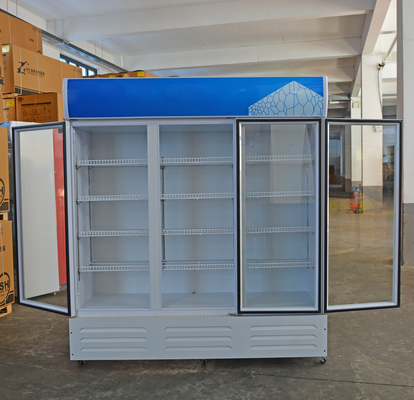 110V/60HZ Voltado Casilla de visualización de bebidas refrigeradas comerciales con refrigerante R290a