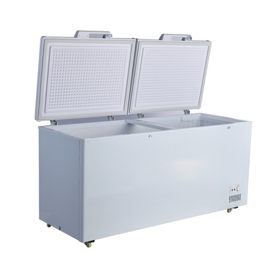 Congelador comercial de gran capacidad con larga vida útil y diseño de tubo de cobre horizontal