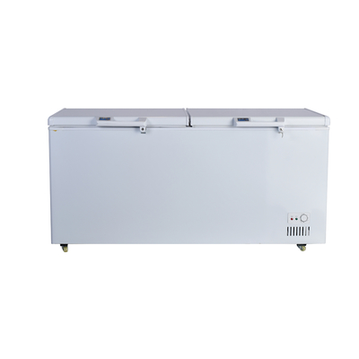 Congelador comercial de gran capacidad con larga vida útil y diseño de tubo de cobre horizontal