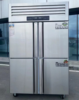 220V-240V/50HZ(60HZ) Acero inoxidable Vertical congelador vertical para la cocina