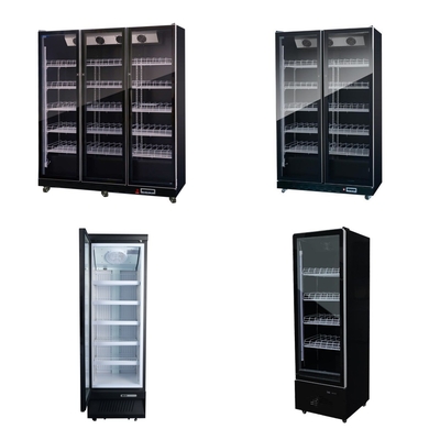Refrigerador de temperatura única o de visualización de vino personalizado con iluminación LED
