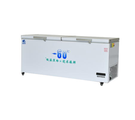960-2600 mm de longitud congelador de temperatura muy baja para mariscos -45 -60 grados centígrados