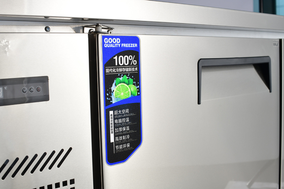 Refrigerador comercial de doble temperatura de 250L para cocina de restaurante