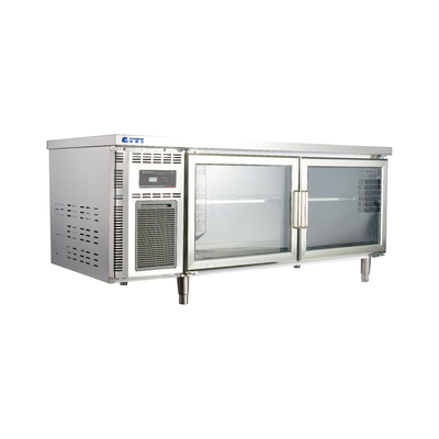 Mesa de trabajo refrigerada Refrigerador personalizado con refrigerante R600a/R290a